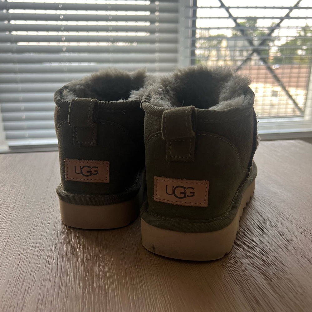 Olive Green Ultra Mini Uggs